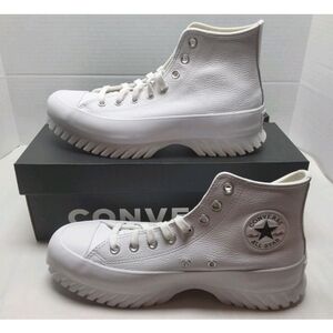 Converse Leather All Star Lugged 2.0 Size: M8.5 / W10.5 A03705C White NIB....